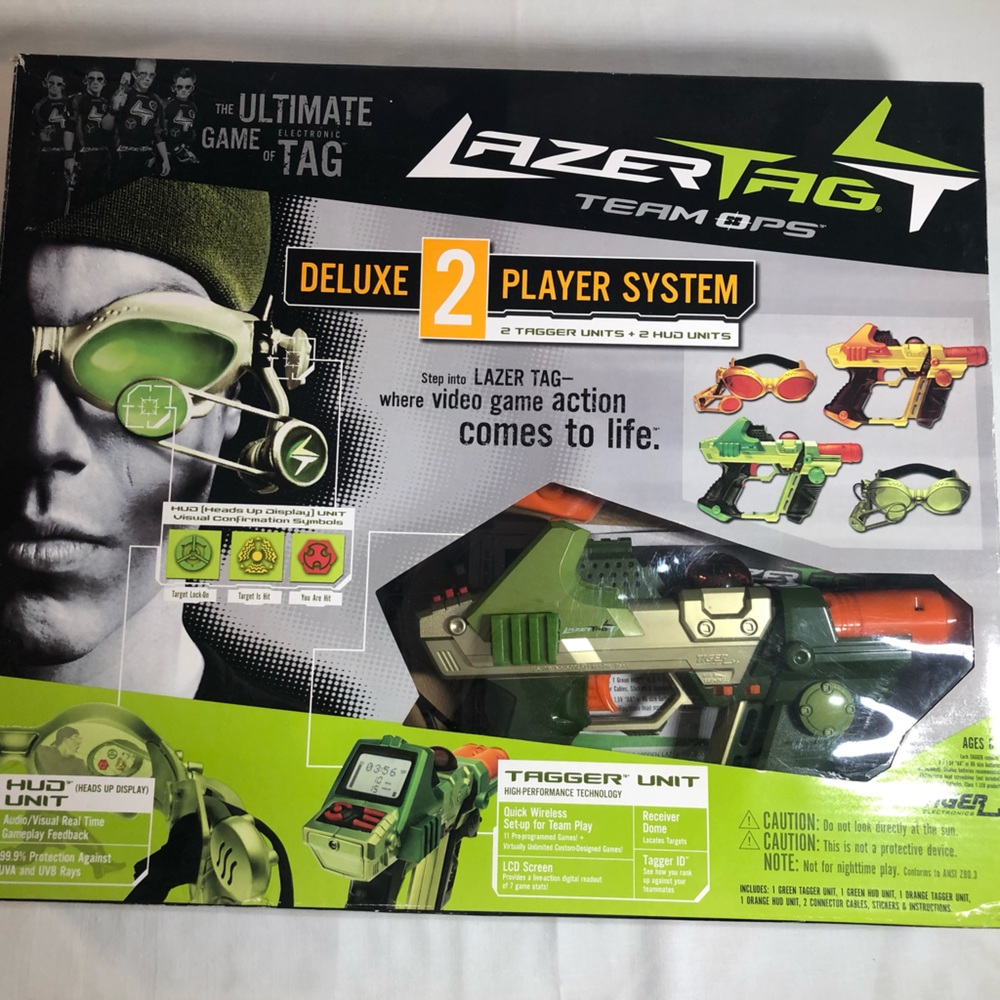 2004 Lazer Tag Team Ops 2 Player Set